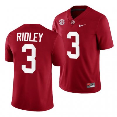 Men's Alabama Crimson Tide #3 Calvin Ridley Crimson NCAA College Football Jersey 2403UZXR1